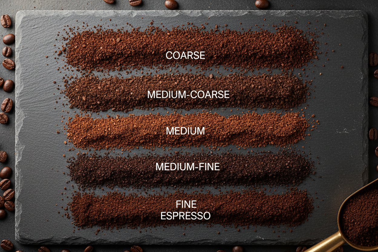 Grind Size Explained: A Simple Chart for Every Brew Method