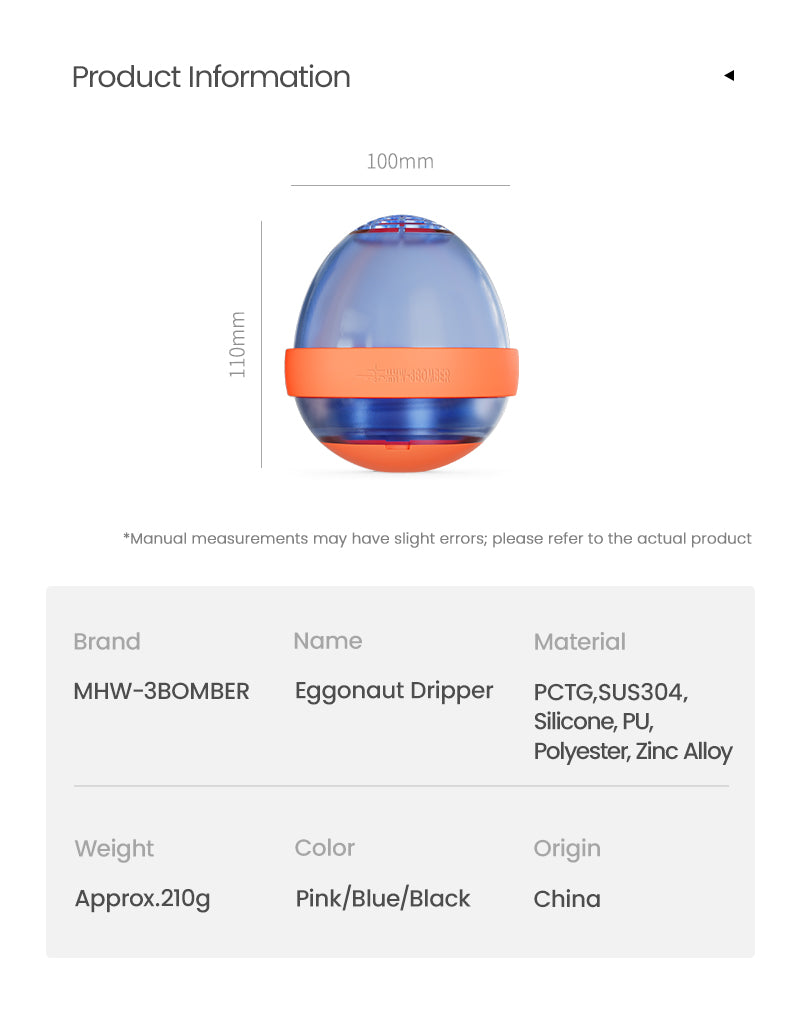 MHW-3Bomber Eggonaut Dripper